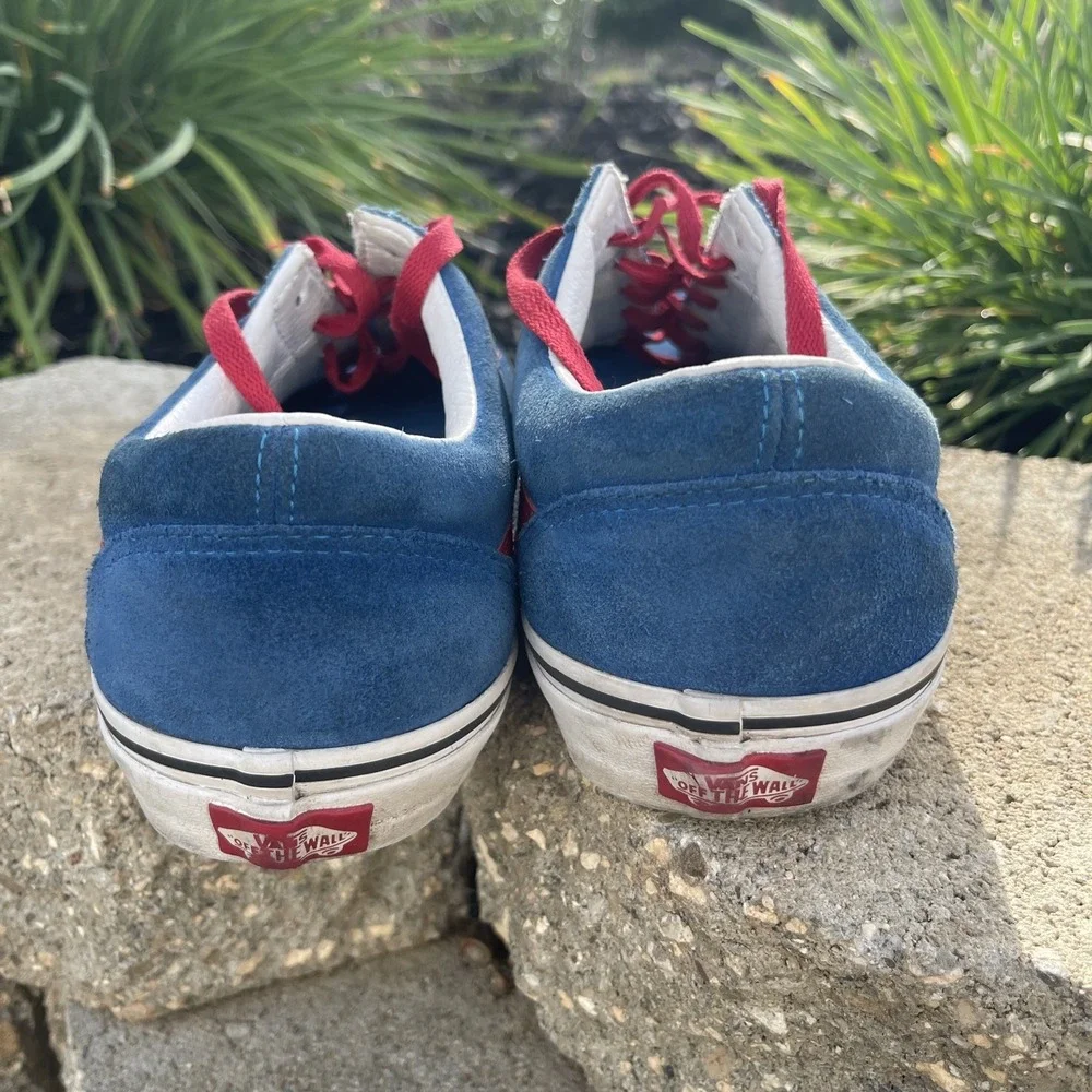Vans Sneakers Men's 9.5 Suede Dazzling Blue Shoes
